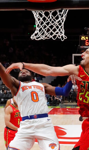 Knicks snap 18-game skid with win over Hawks